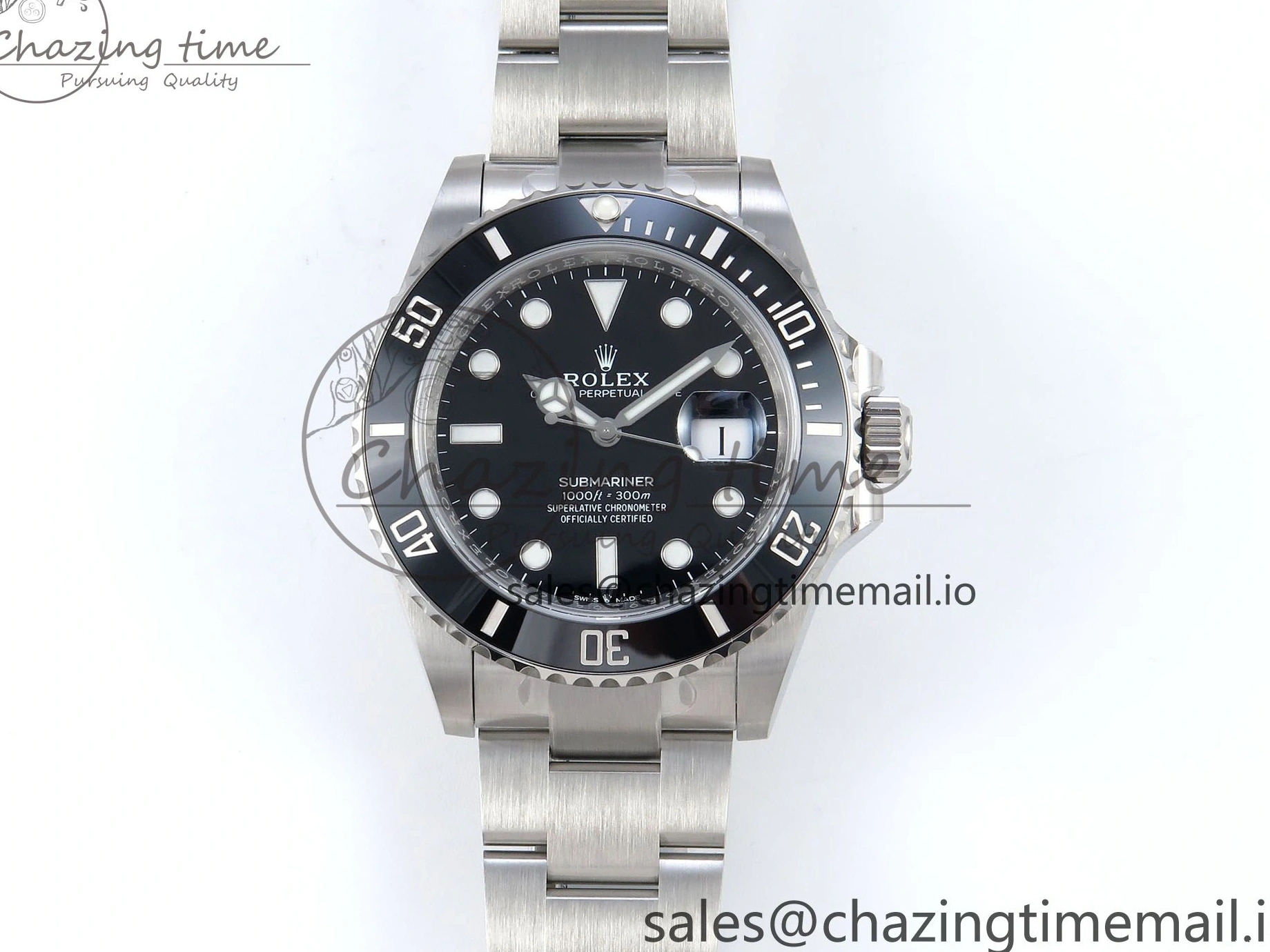MiroTime 0204 Affordable Submariner 41mm 126610 LN SS ARF 1:1 Best Edition Steel Black Dial 904L SS Oyster Bracelet SH 362